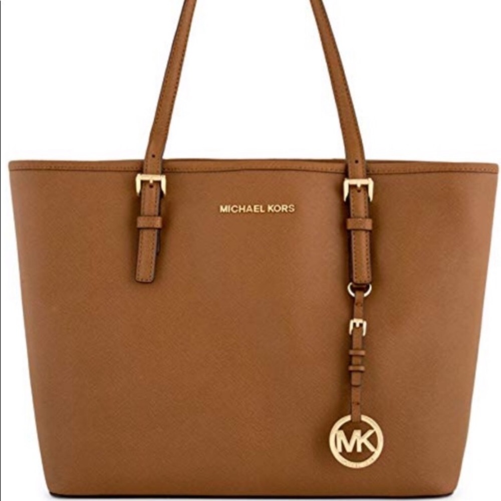 COPY - Michael Kors brown leather tote!